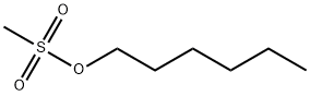 メタンスルホン酸ヘキシル 化学構造式
