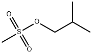 メタンスルホン酸イソブチル 化学構造式