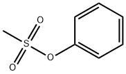 甲磺酸苯酯, 16156-59-5, 结构式