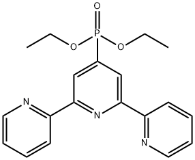 DIETHYL 2,2':6',2''-TERPYRIDINE-4'-PHOSPHONATE Struktur