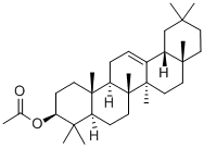 酢酸5α-オレアナ-12-エン-3β-イル 化学構造式