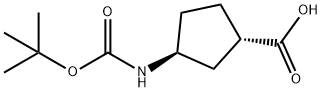 (1S,3S)-N-BOC-AMINOCYCLOPENTANE-3-CARBOXYLIC ACID, 98