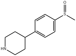 4-(4-METHANESULFINYL-PHENYL)-PIPERIDINE 结构式