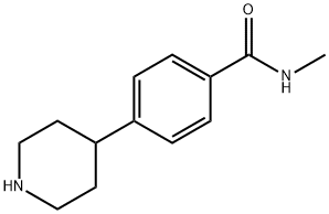 4-(4'-N-METHYLBENZAMIDE)PIPERIDINE
 Struktur