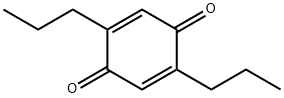 2,5-Dipropyl-p-benzoquinone Struktur