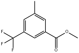 Methyl 3-methyl-5-(trifluoromethyl)benzoate Struktur