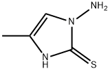 1-氨基-4-甲基-1H-咪唑-2-硫醇,16163-48-7,结构式