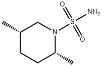 1-Piperidinesulfonamide,2,5-dimethyl-,cis-(8CI) Structure