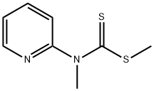 Carbamodithioic acid, methyl-2-pyridinyl-, methyl ester (9CI) Struktur