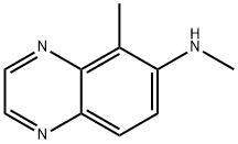 6-Quinoxalinamine,  N,5-dimethyl- 化学構造式