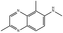 6-Quinoxalinamine,N,2,5-trimethyl-(9CI) Structure
