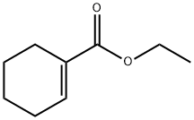 1-环己烯基-1-甲酸乙酯, 1617-22-7, 结构式
