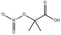 2-Methyl-2-(nitrooxy)propanoic acid Structure