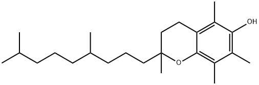 2,5,7,8-tetramethyl-2-(4,8-dimethylnonyl)-6-hydroxychroman Structure
