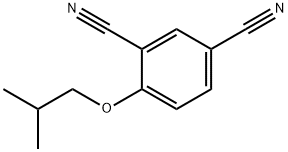 4-异丁氧基-1,3-苯二甲腈, 161718-81-6, 结构式