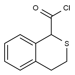 1H-2-Benzothiopyran-1-carbonyl chloride, 3,4-dihydro- (9CI) Structure