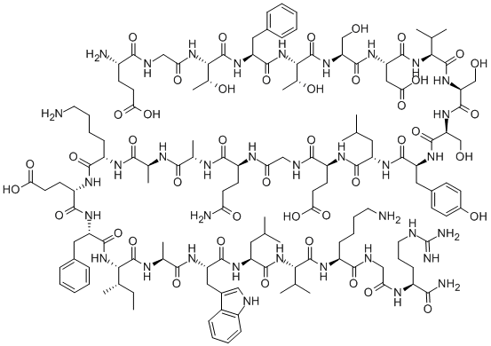 GLP-1 (9-36) AMIDE (HUMAN, BOVINE, GUINEA PIG, MOUSE, PORCINE, RAT) Struktur