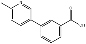 3-(4-(Carboxypyridin-3-yl)benzoic acid 结构式