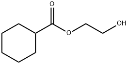 2-hydroxyethyl cyclohexanecarboxylate Struktur