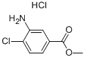 3-AMINO-4-CHLOROBENZOIC ACID METHYL ESTER HYDROCHLORIDE Structure