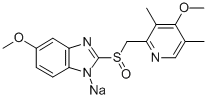 埃索美拉唑钠, 161796-78-7, 结构式