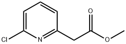 (6-Chloro-pyridin-2-yl)-acetic acid methyl ester Structure