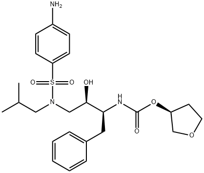 安普那韦 结构式