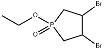 3,4-Dibromo-1-ethoxytetrahydro-1H-phosphole 1-oxide Structure