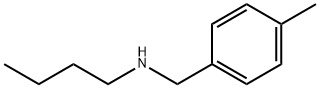 N-(4-メチルベンジル)ブタン-1-アミン 化学構造式