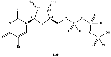 5-BROMOURIDINE 5'-TRIPHOSPHATE SODIUM Struktur