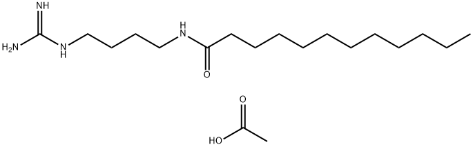 月桂酰胺丁基胍 HCL,161865-39-0,结构式