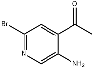 1-(5-AMino-2-broMo-4-pyridinyl)-ethanone Structure