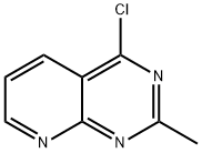 4-氯-2-甲基吡啶[2,3-D]嘧啶 结构式