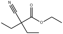 2-氰基-2-乙基丁酸乙酯, 1619-56-3, 结构式