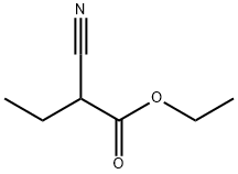 2-氰基丁酸乙酯,1619-58-5,结构式