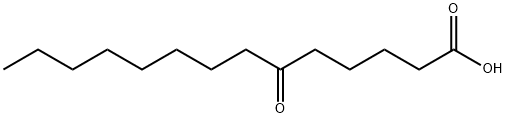 6-氧代十四酸, 1619-89-2, 结构式