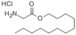 Glycine lauryl ester hydrochloride 化学構造式