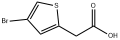 4-溴噻吩-2-乙酸, 161942-89-8, 结构式