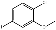 1-クロロ-4-ヨード-2-メトキシベンゼン 化学構造式