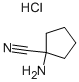 1-aminocyclopentane carbonitrile, HCl Structure