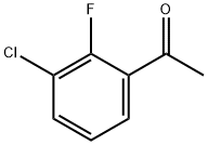 3′‐クロロ‐2′‐フルオロアセトフェノン 化学構造式