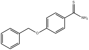 4-BENZYLOXY-THIOBENZAMIDE Structure