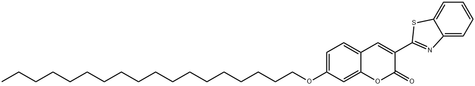 3-(2-BENZOTHIAZOLYL)-7-OCTADECYLOXYCOUMARIN Struktur