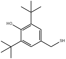 2,6-双(叔丁基)-4-(巯甲基)苯酚, 1620-48-0, 结构式