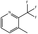 3-メチル-2-(トリフルオロメチル)ピリジン 化学構造式