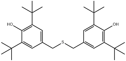 BIS(3,5-DI-T-BUTYL-4-HYDROXYBENZYL) SULFIDE Struktur