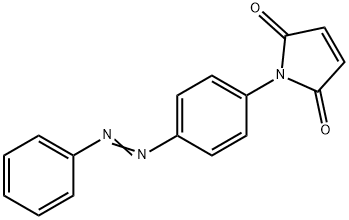 1-[4-(フェニルアゾ)フェニル]-1H-ピロール-2,5-ジオン 化学構造式