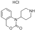 1-(4-PIPERIDINYL)-1,2-DIHYDRO-4H-3,1-BENZOXAZIN-2-ONE HYDROCHLORIDE Struktur