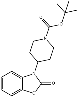 tert-Butyl 4-(2-oxobenzo[d]oxazol-3(2H)-yl)piperidine-1-carboxylate Structure
