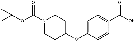 4-[[1-(TERT-BUTOXYCARBONYL)-4-PIPERIDINYL]OXY]BENZOIC ACID price.